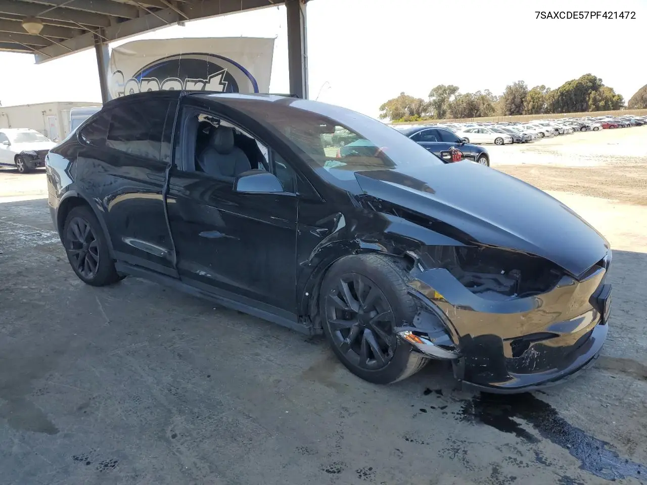 2023 Tesla Model X VIN: 7SAXCDE57PF421472 Lot: 61857915