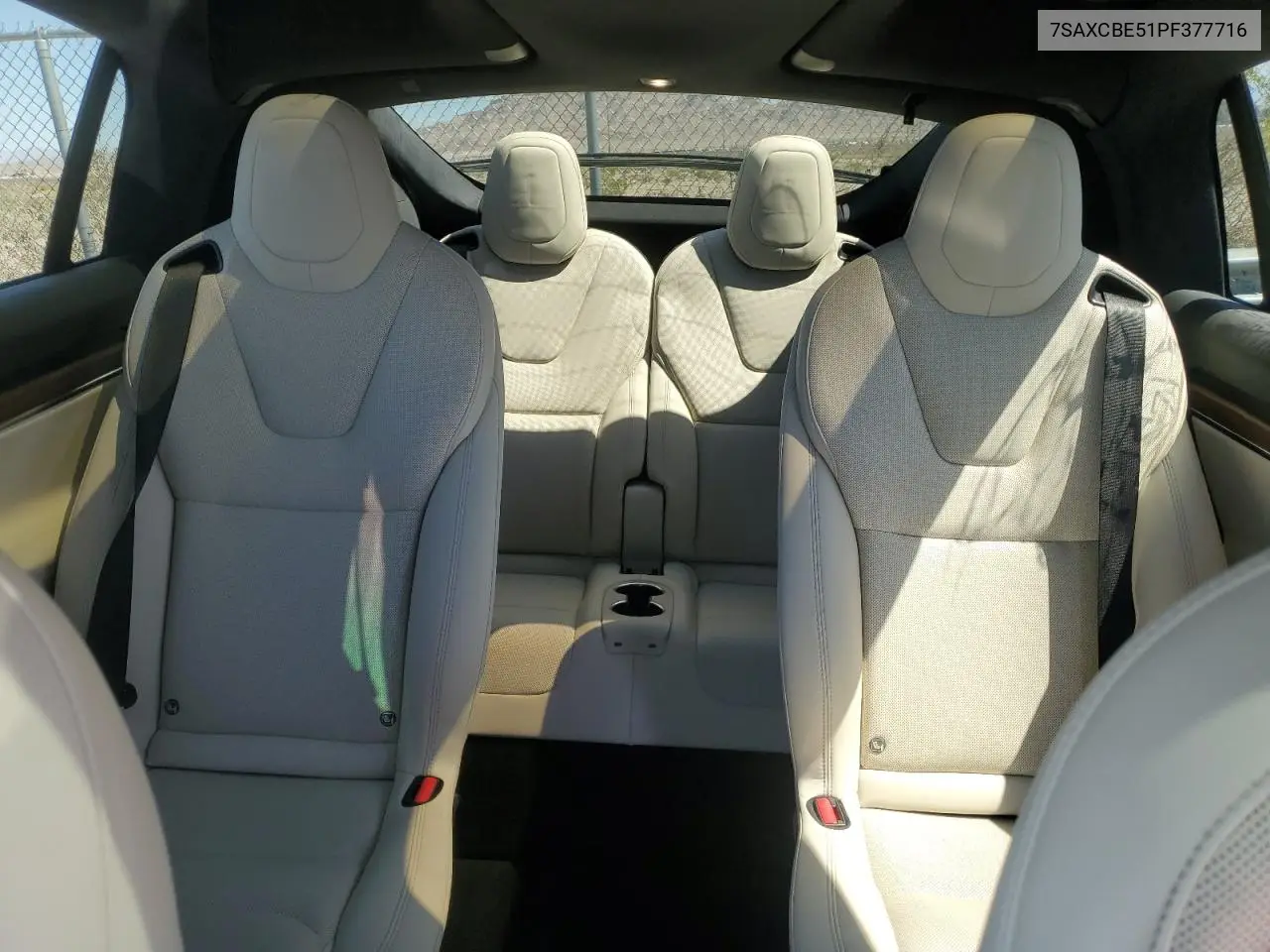 2023 Tesla Model X VIN: 7SAXCBE51PF377716 Lot: 61957035