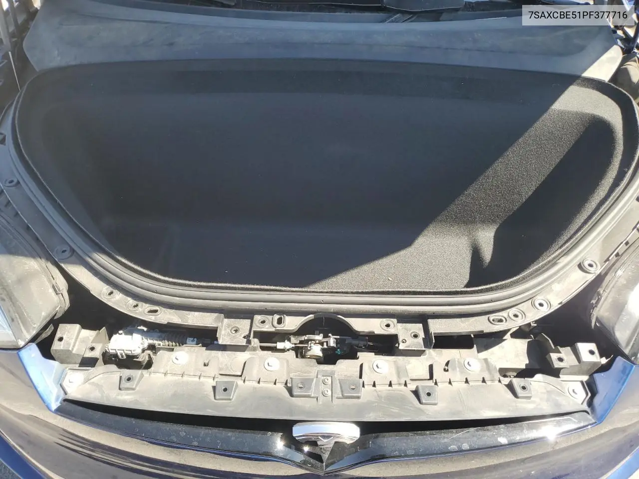 2023 Tesla Model X VIN: 7SAXCBE51PF377716 Lot: 61957035