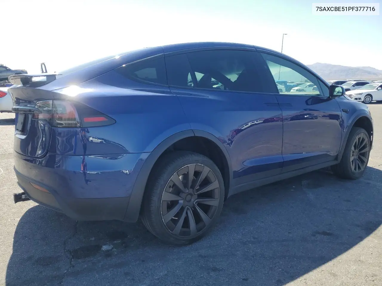 2023 Tesla Model X VIN: 7SAXCBE51PF377716 Lot: 61957035