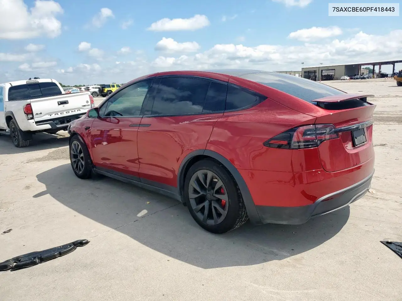 2023 Tesla Model X VIN: 7SAXCBE60PF418443 Lot: 62032885