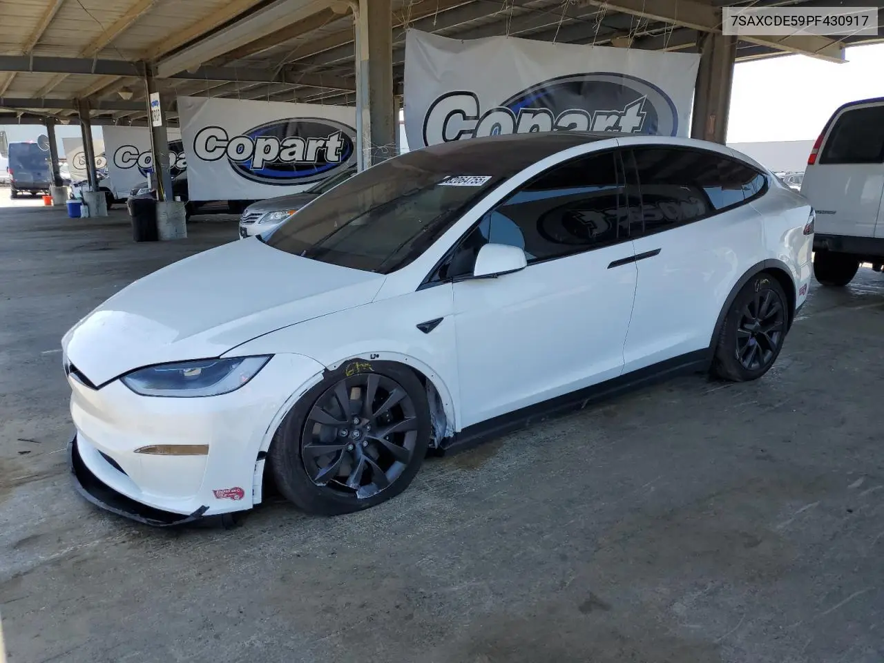 2023 Tesla Model X VIN: 7SAXCDE59PF430917 Lot: 62064755