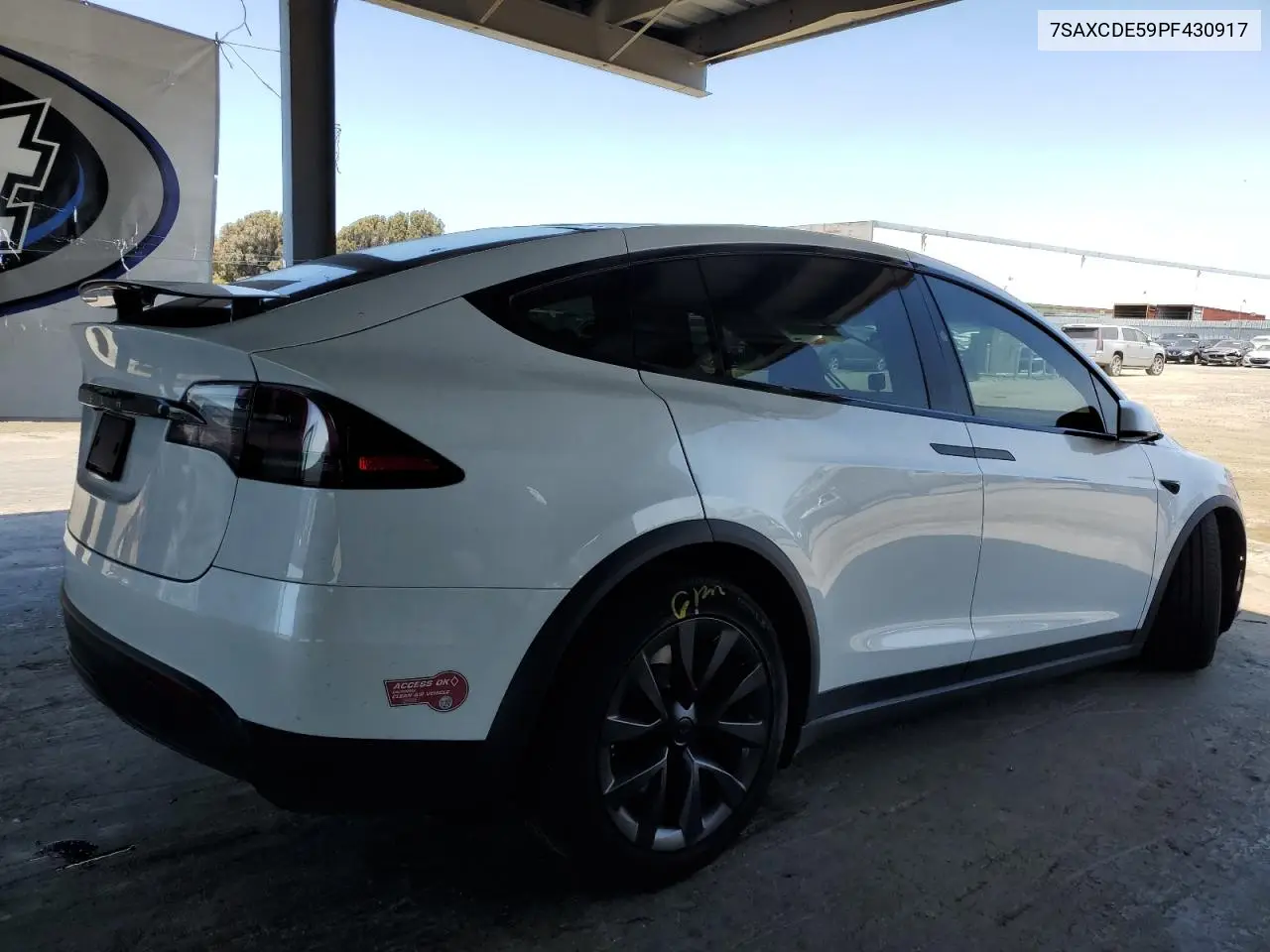 2023 Tesla Model X VIN: 7SAXCDE59PF430917 Lot: 62064755