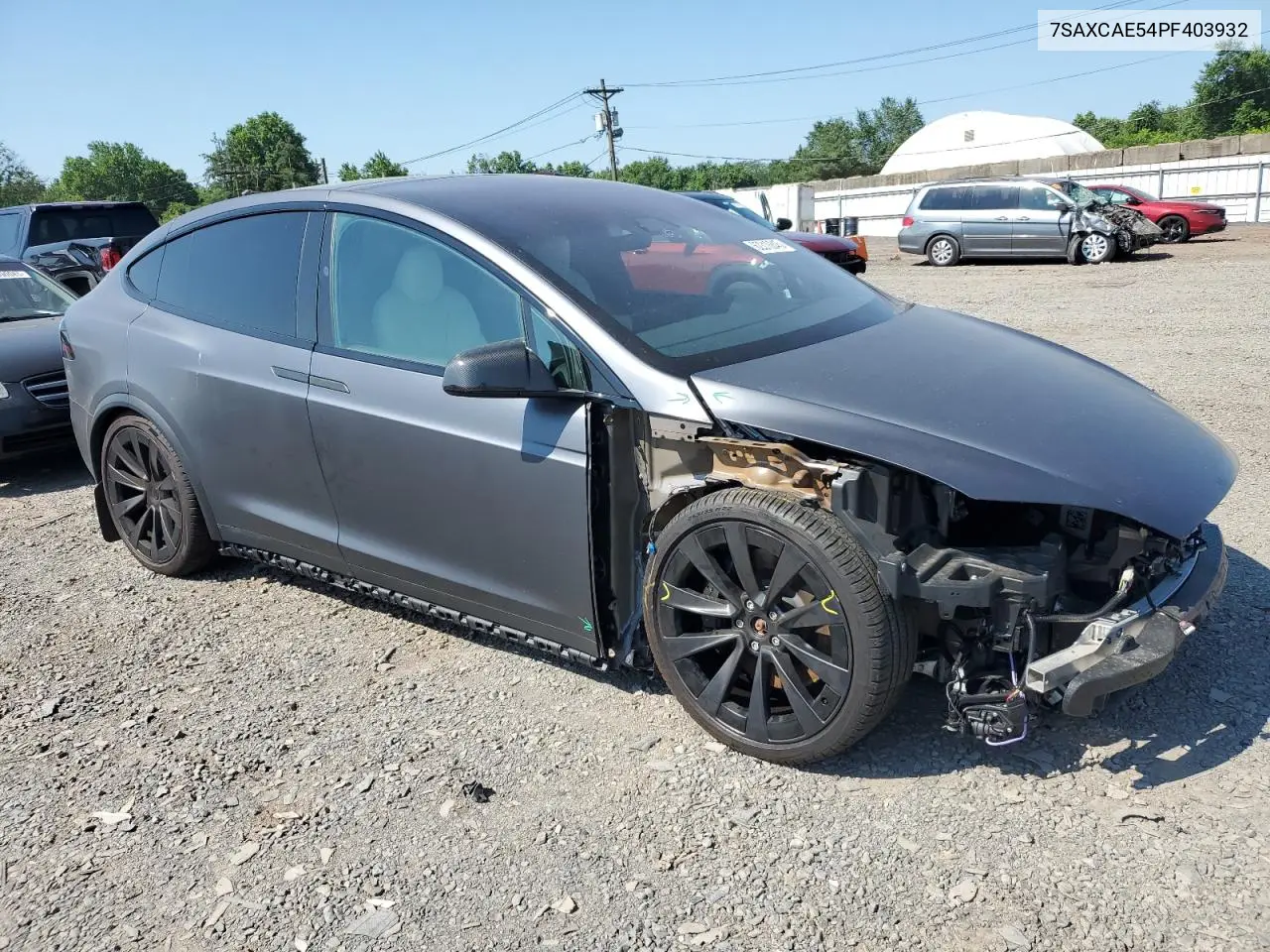 2023 Tesla Model X VIN: 7SAXCAE54PF403932 Lot: 62310845