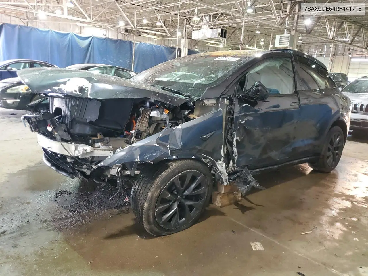 2024 Tesla Model X VIN: 7SAXCDE54RF441715 Lot: 48745165