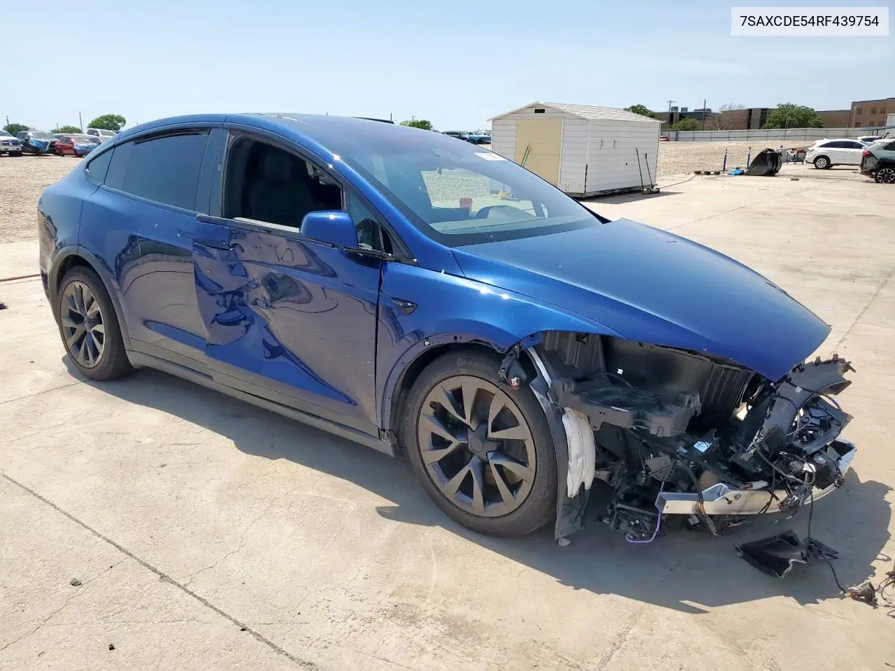 2024 Tesla Model X VIN: 7SAXCDE54RF439754 Lot: 52186885