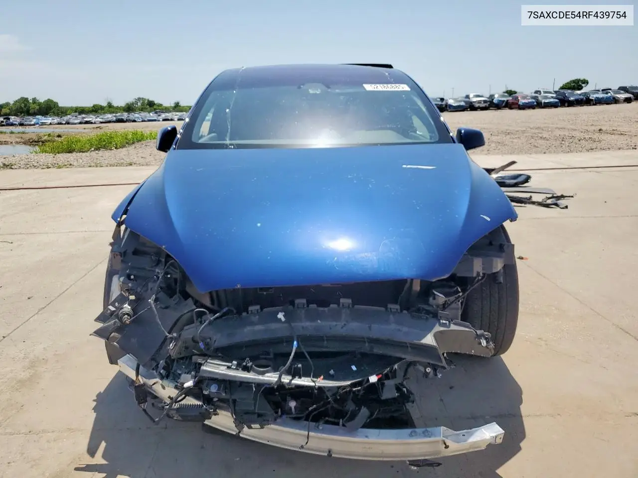 2024 Tesla Model X VIN: 7SAXCDE54RF439754 Lot: 52186885