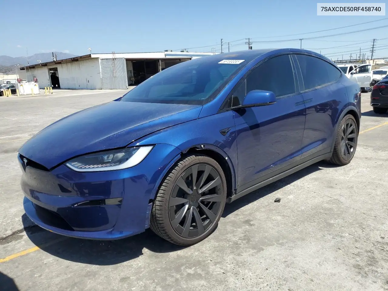2024 Tesla Model X VIN: 7SAXCDE50RF458740 Lot: 56153355