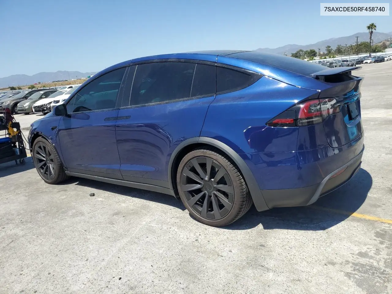 2024 Tesla Model X VIN: 7SAXCDE50RF458740 Lot: 56153355