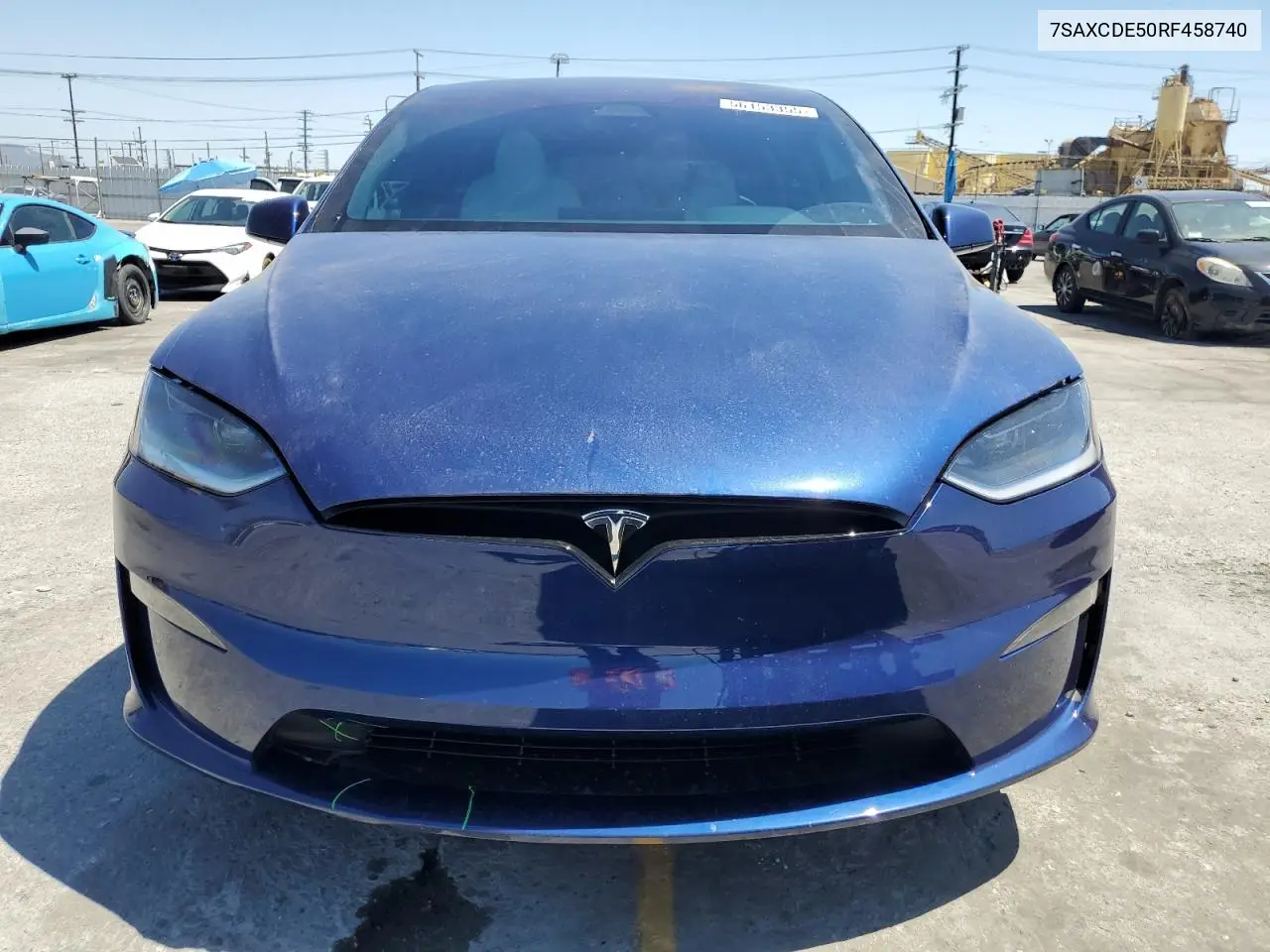 2024 Tesla Model X VIN: 7SAXCDE50RF458740 Lot: 56153355