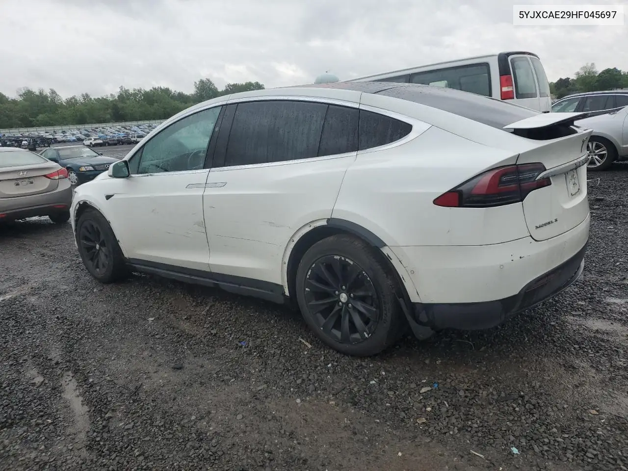 2024 Tesla Model X VIN: 5YJXCAE29HF045697 Lot: 56215485