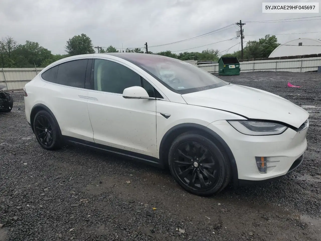 2024 Tesla Model X VIN: 5YJXCAE29HF045697 Lot: 56215485