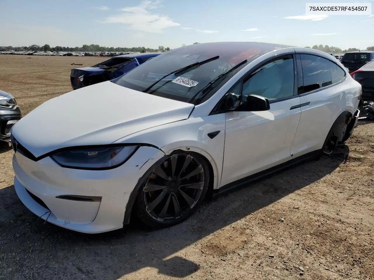 2024 Tesla Model X VIN: 7SAXCDE57RF454507 Lot: 61540525