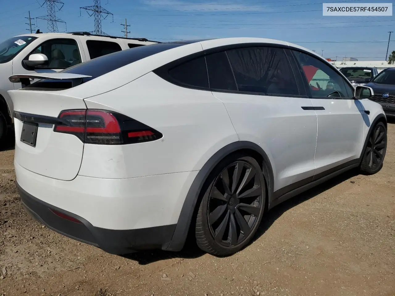 2024 Tesla Model X VIN: 7SAXCDE57RF454507 Lot: 61540525
