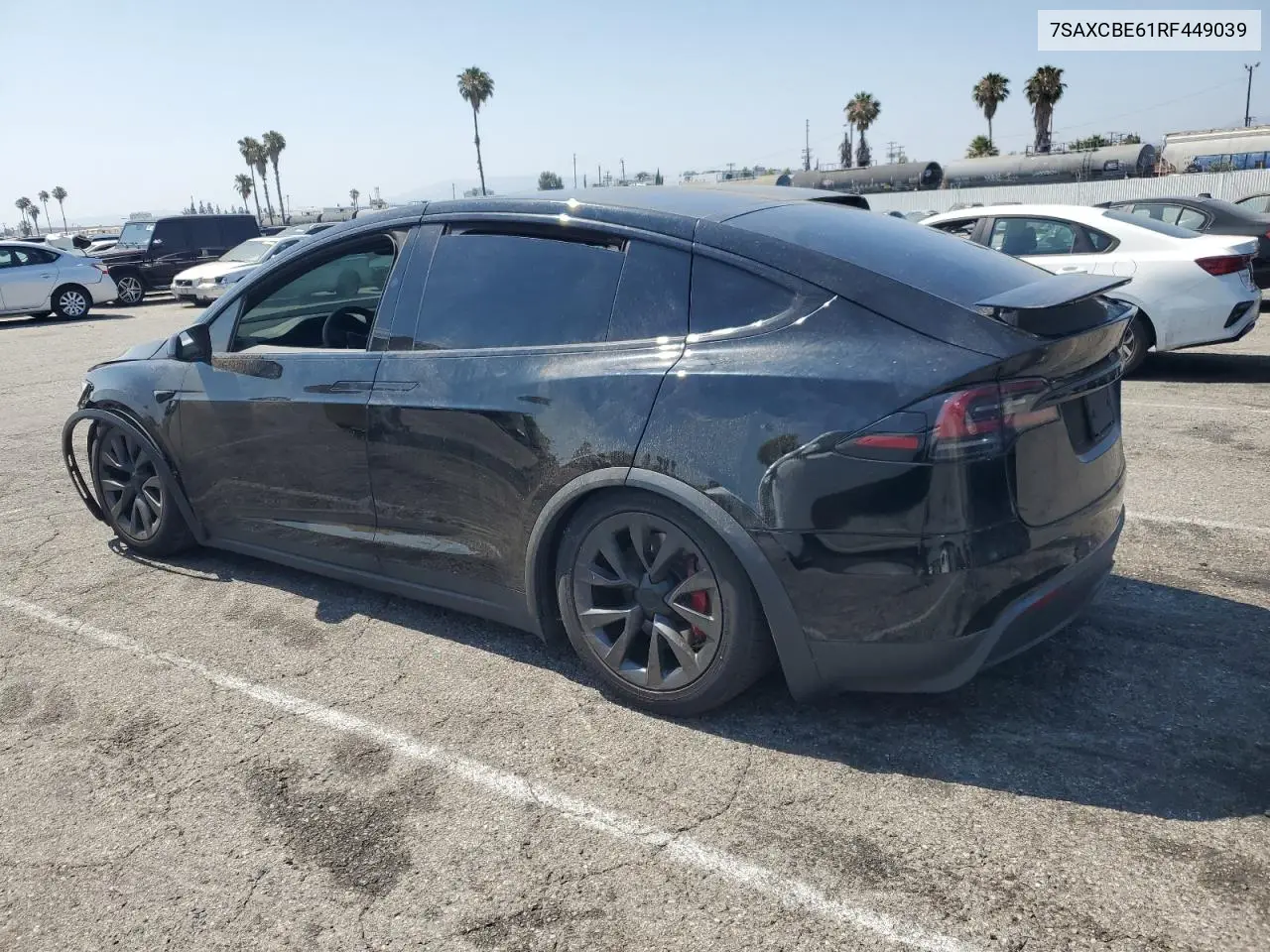 2024 Tesla Model X VIN: 7SAXCBE61RF449039 Lot: 62516085