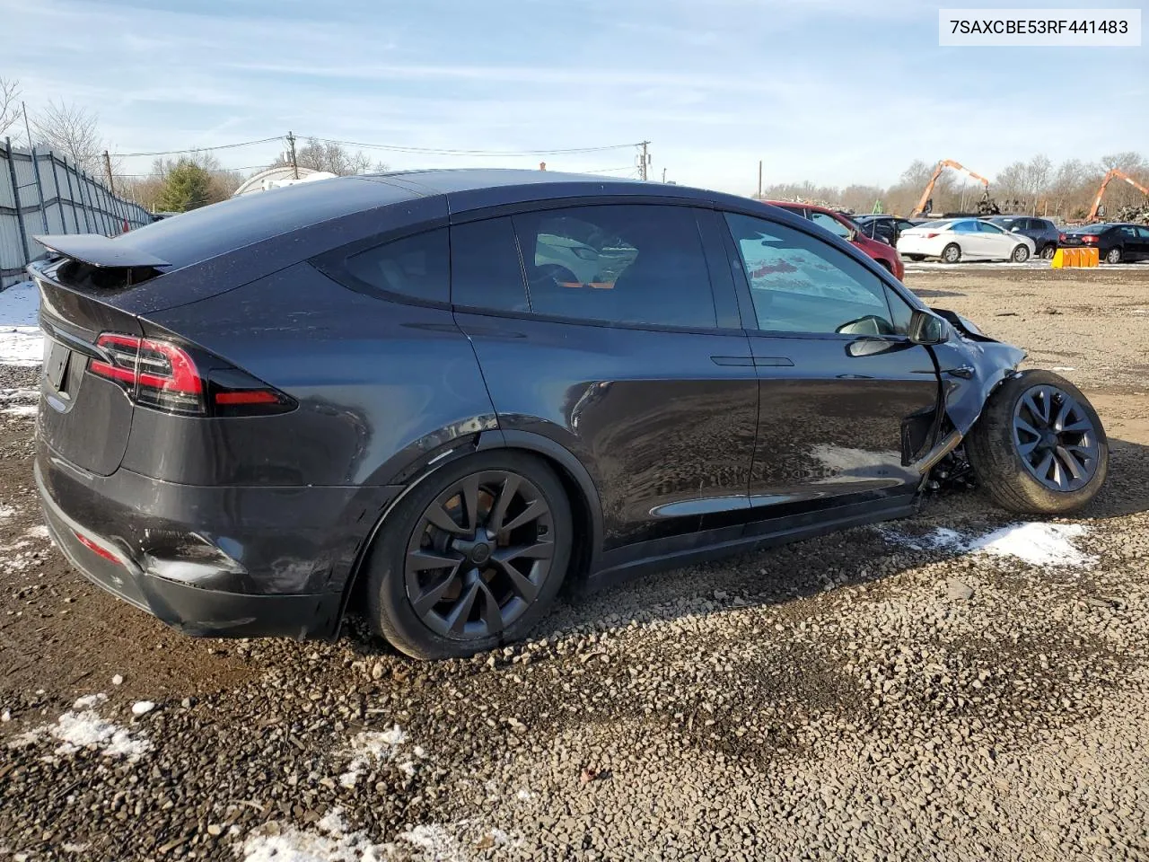 2024 Tesla Model X VIN: 7SAXCBE53RF441483 Lot: 86214554