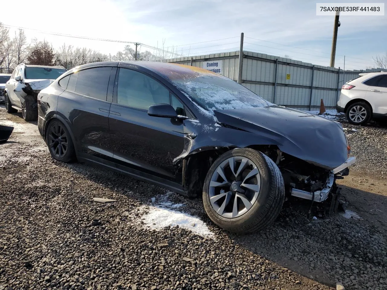 2024 Tesla Model X VIN: 7SAXCBE53RF441483 Lot: 86214554