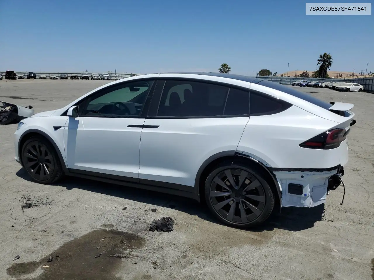 2025 Tesla Model X VIN: 7SAXCDE57SF471541 Lot: 61788905