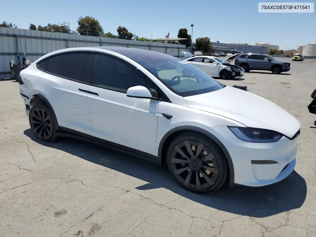 2025 Tesla Model X VIN: 7SAXCDE57SF471541 Lot: 61788905
