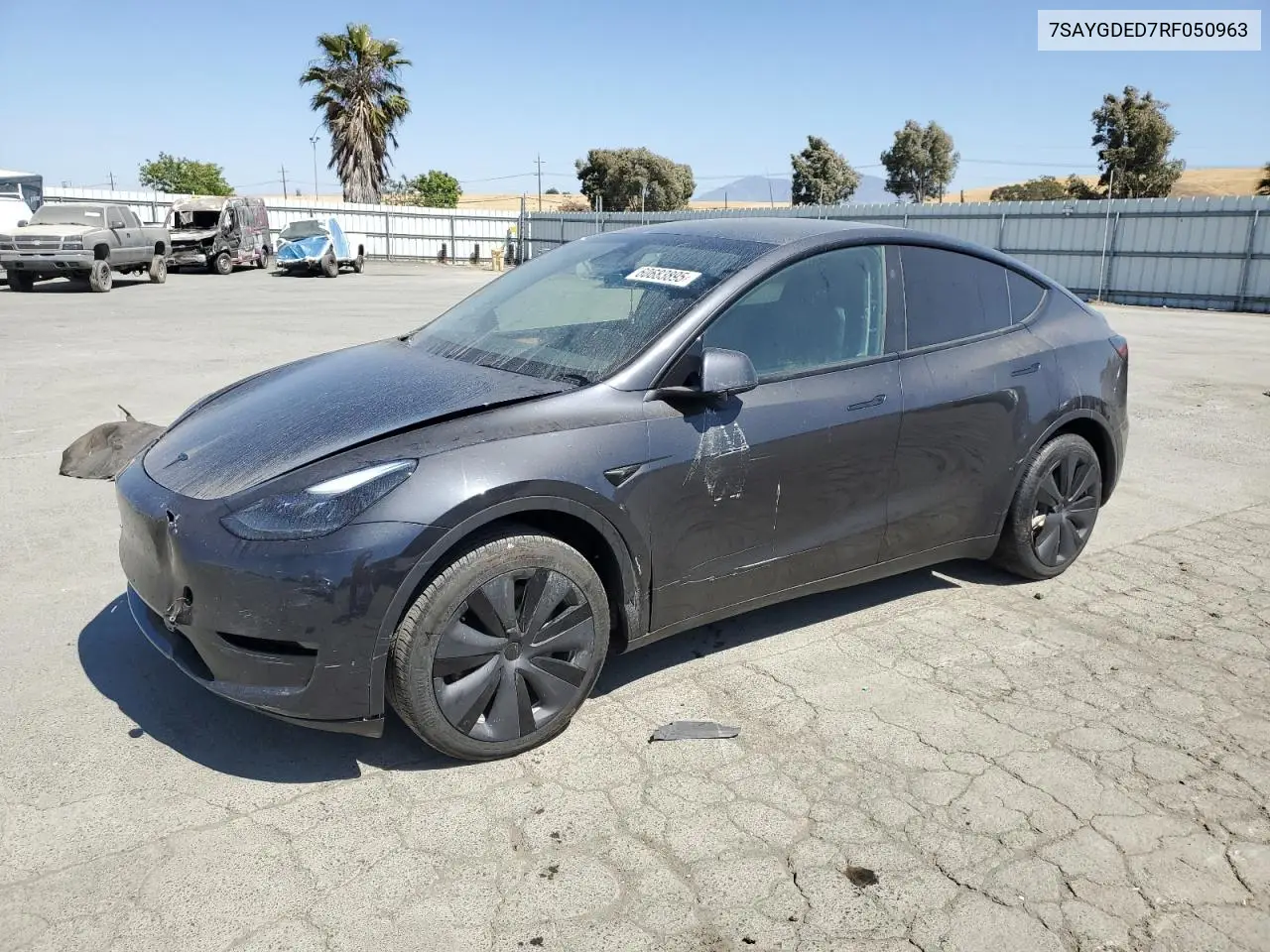 2016 Tesla Model Y VIN: 7SAYGDED7RF050963 Lot: 60683895
