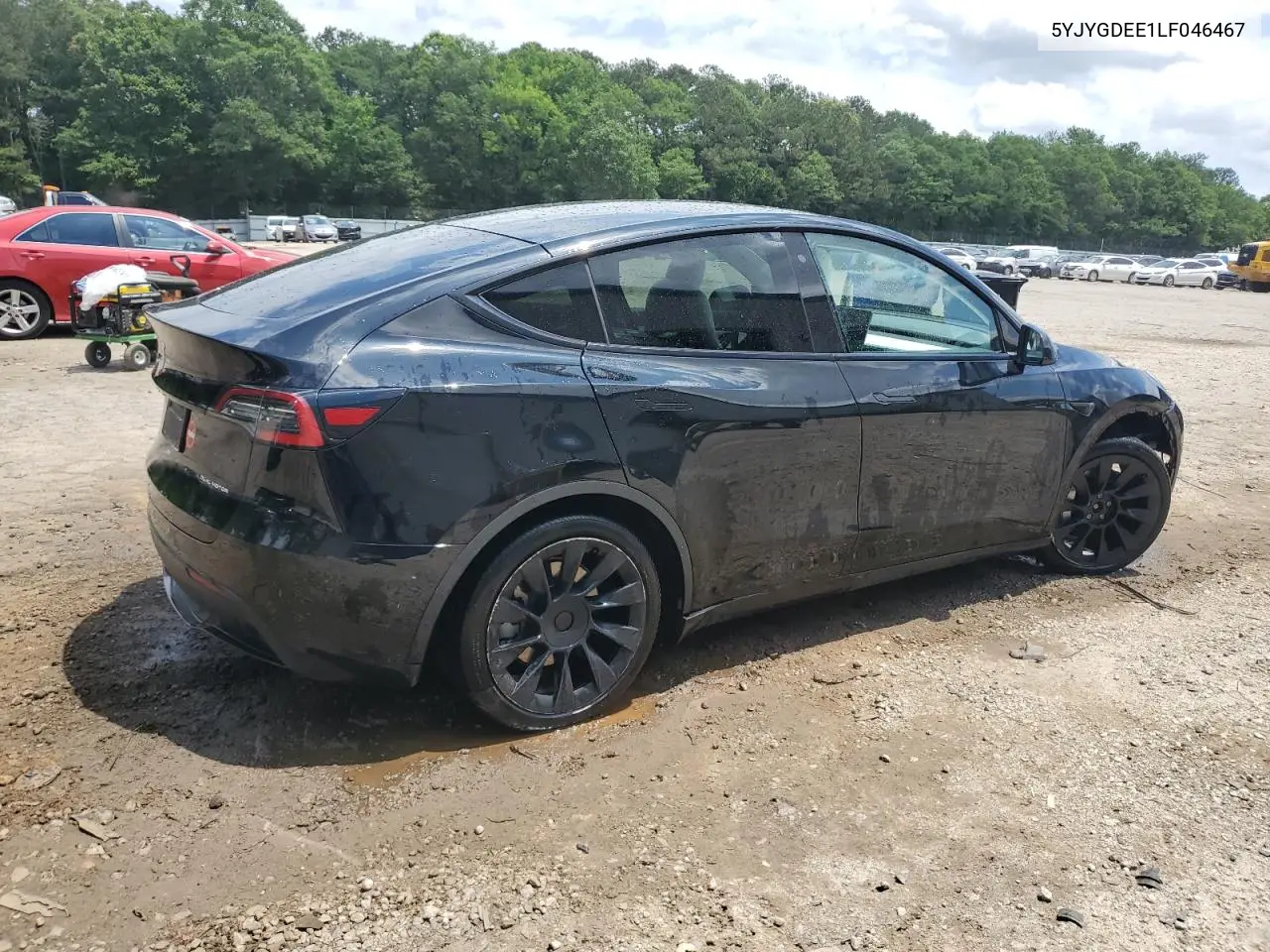 2020 Tesla Model Y VIN: 5YJYGDEE1LF046467 Lot: 56554075