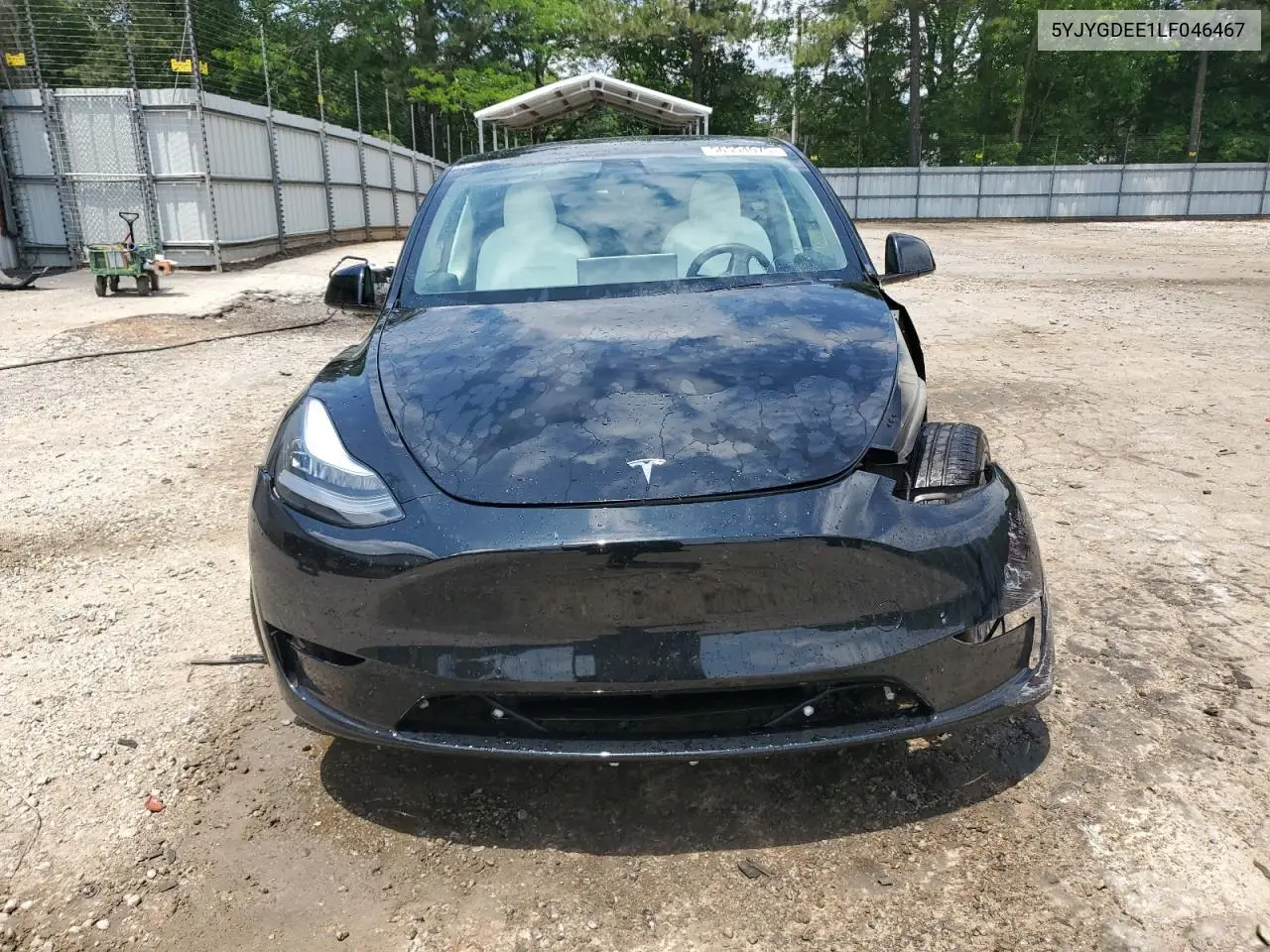 2020 Tesla Model Y VIN: 5YJYGDEE1LF046467 Lot: 56554075