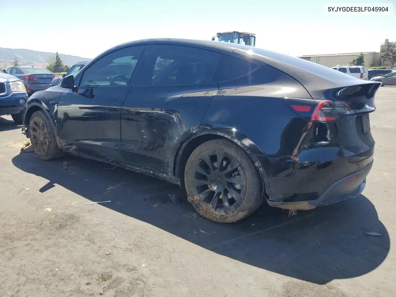 2020 Tesla Model Y VIN: 5YJYGDEE3LF045904 Lot: 56741315