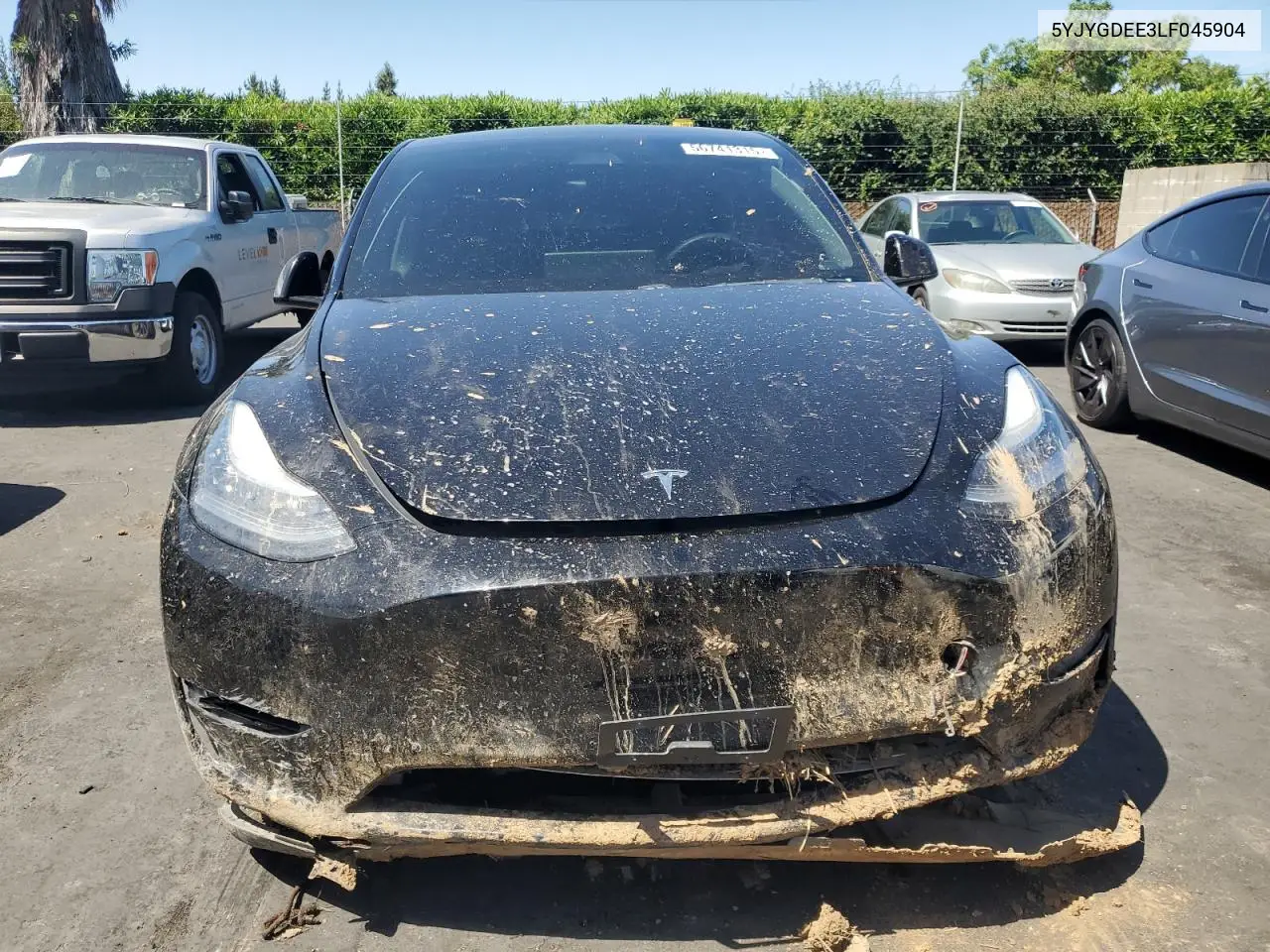 2020 Tesla Model Y VIN: 5YJYGDEE3LF045904 Lot: 56741315