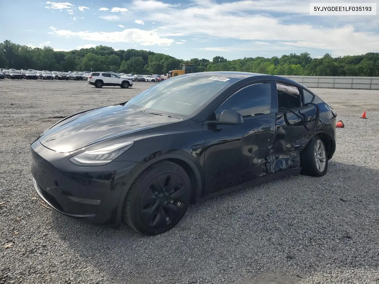 5yjygdee1lf035193 5YJYGDEE1LF035193 2020 Tesla Model Y
