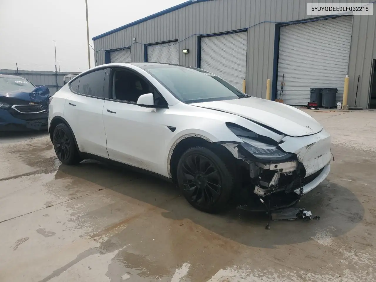 2020 Tesla Model Y VIN: 5YJYGDEE9LF032218 Lot: 59006925
