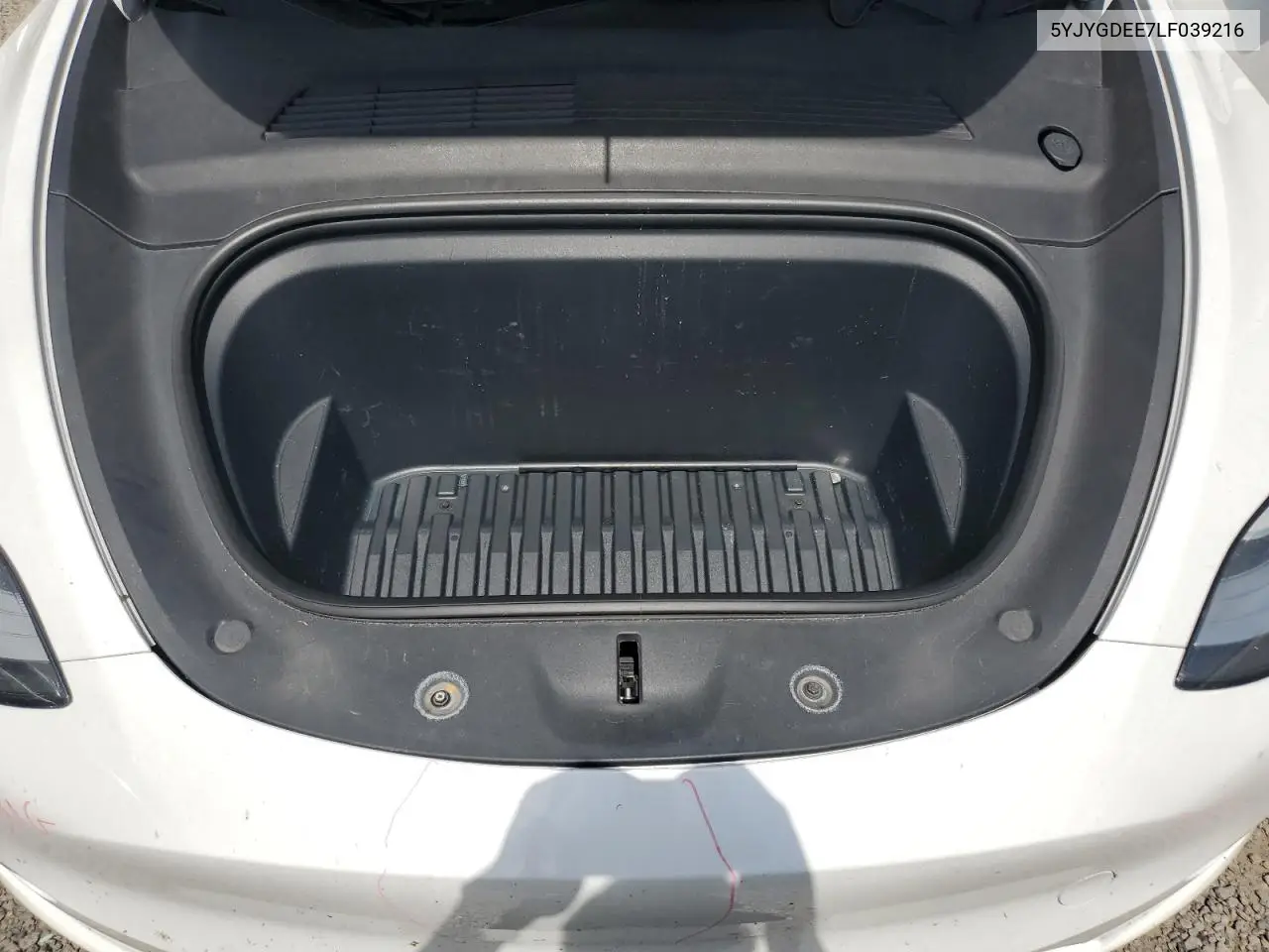 2020 Tesla Model Y VIN: 5YJYGDEE7LF039216 Lot: 60645965