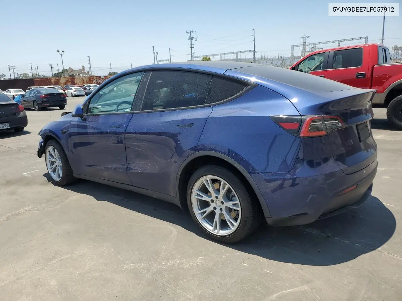 2020 Tesla Model Y VIN: 5YJYGDEE7LF057912 Lot: 62573205