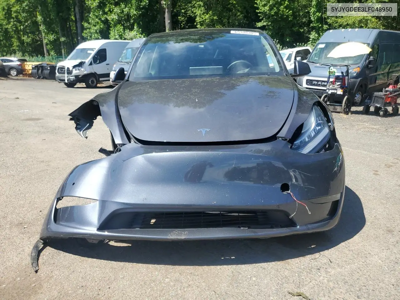 2020 Tesla Model Y VIN: 5YJYGDEE3LF048950 Lot: 65348705