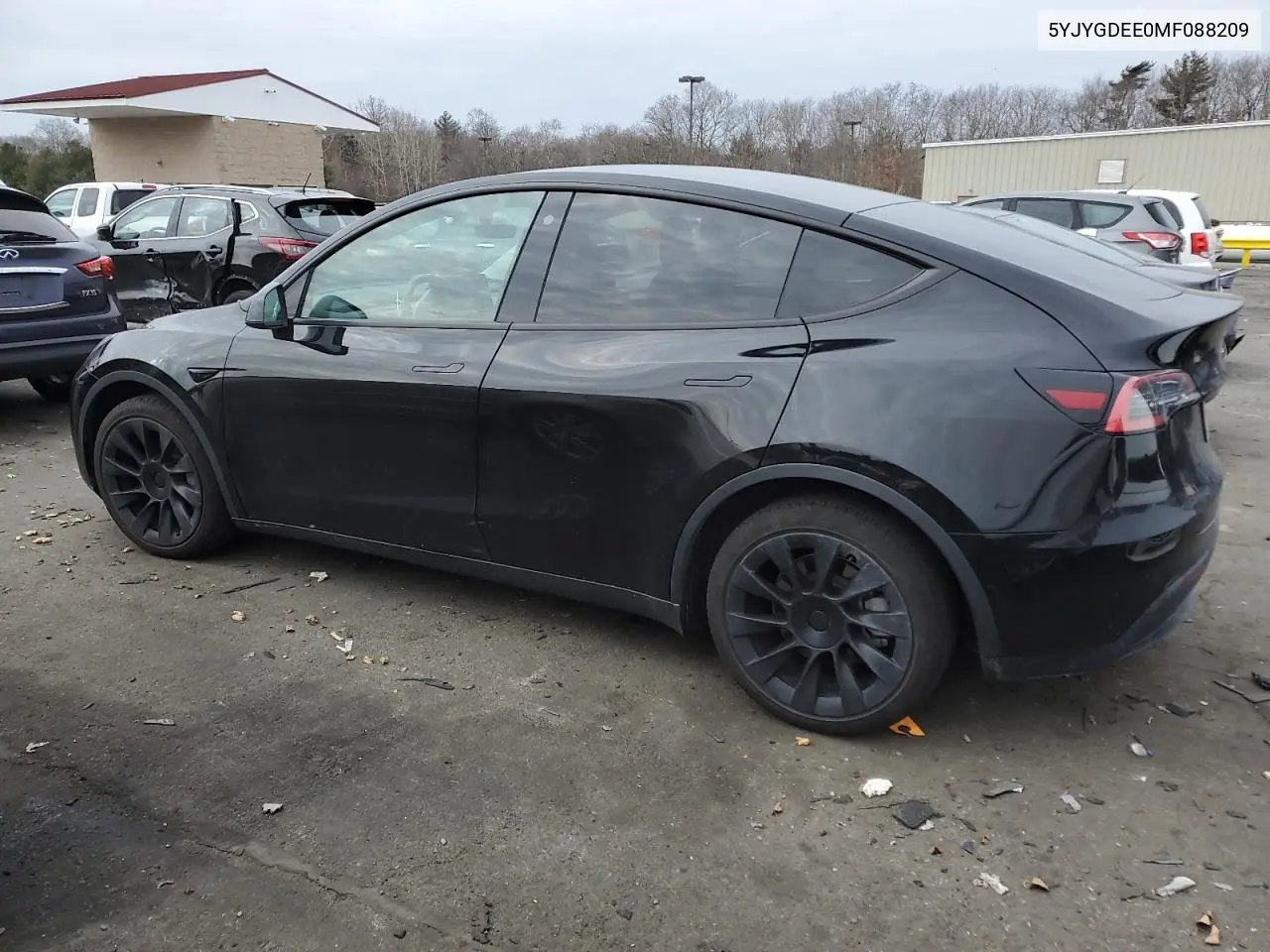 2021 Tesla Model Y VIN: 5YJYGDEE0MF088209 Lot: 47480345