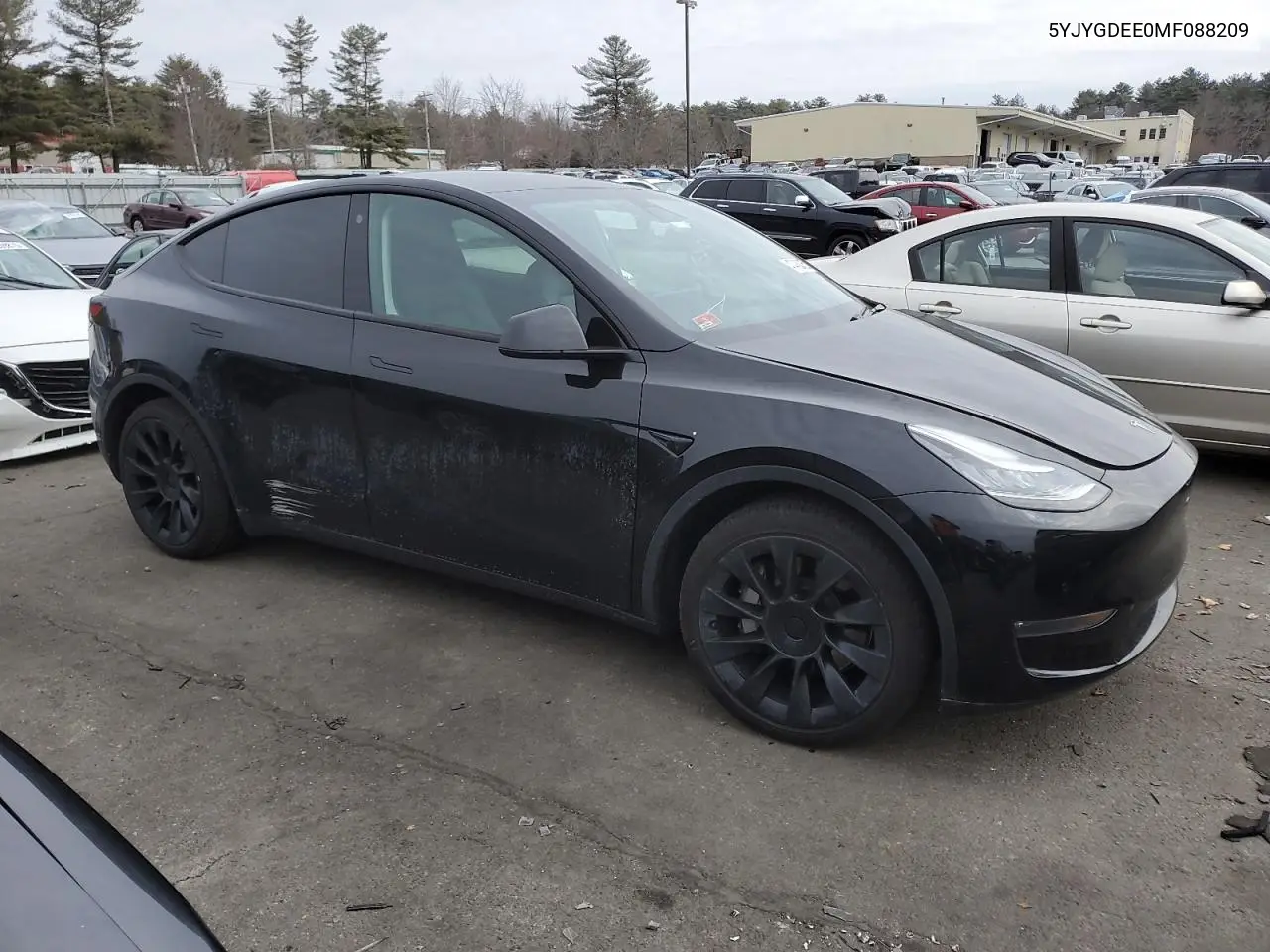 2021 Tesla Model Y VIN: 5YJYGDEE0MF088209 Lot: 47480345