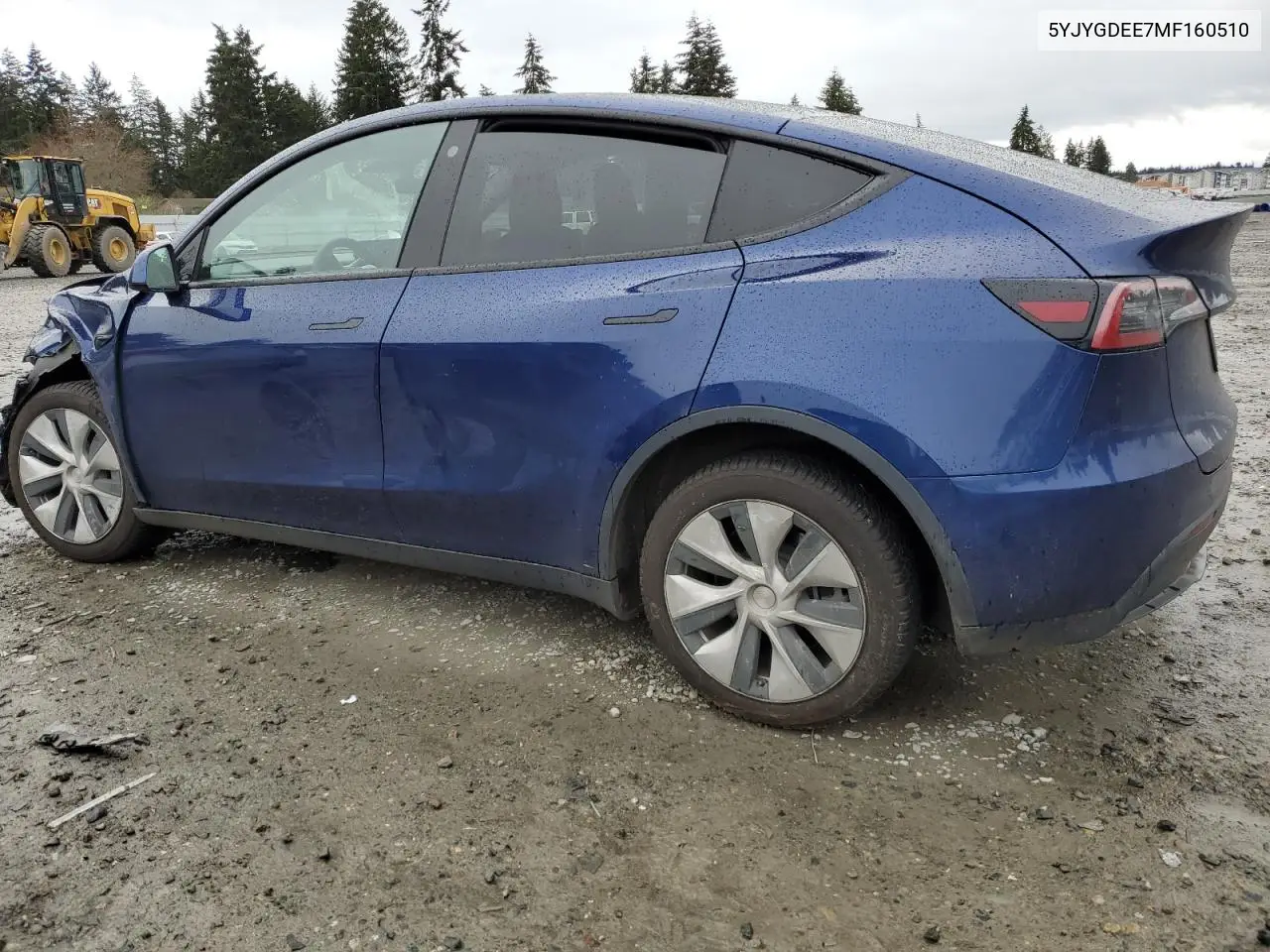 2021 Tesla Model Y VIN: 5YJYGDEE7MF160510 Lot: 51098925