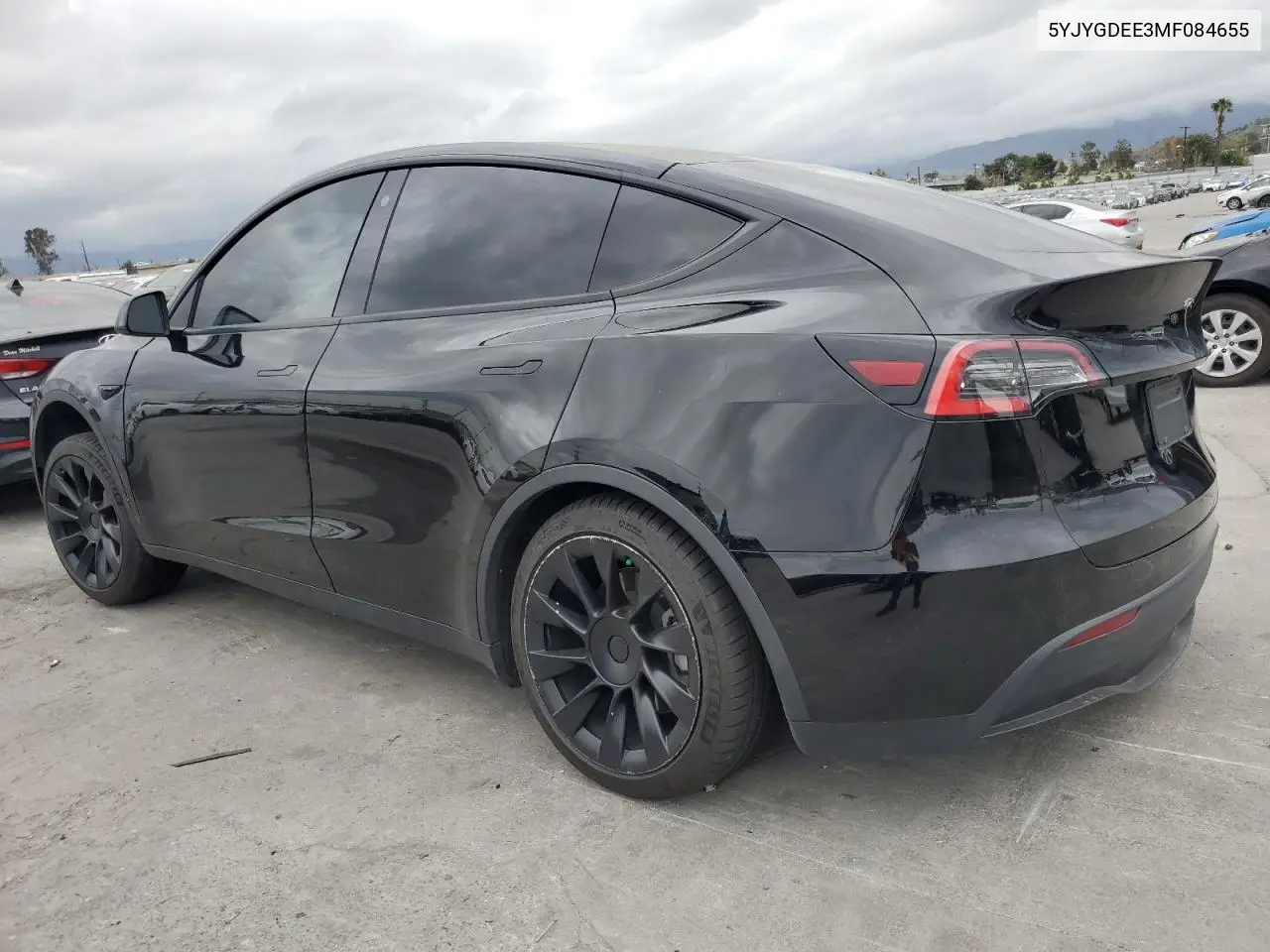 2021 Tesla Model Y VIN: 5YJYGDEE3MF084655 Lot: 53835715