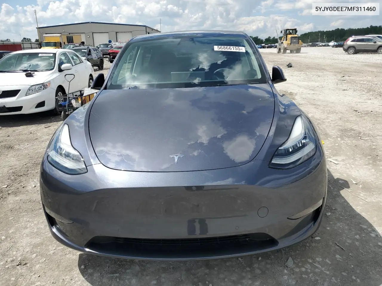 2021 Tesla Model Y VIN: 5YJYGDEE7MF311460 Lot: 56866155