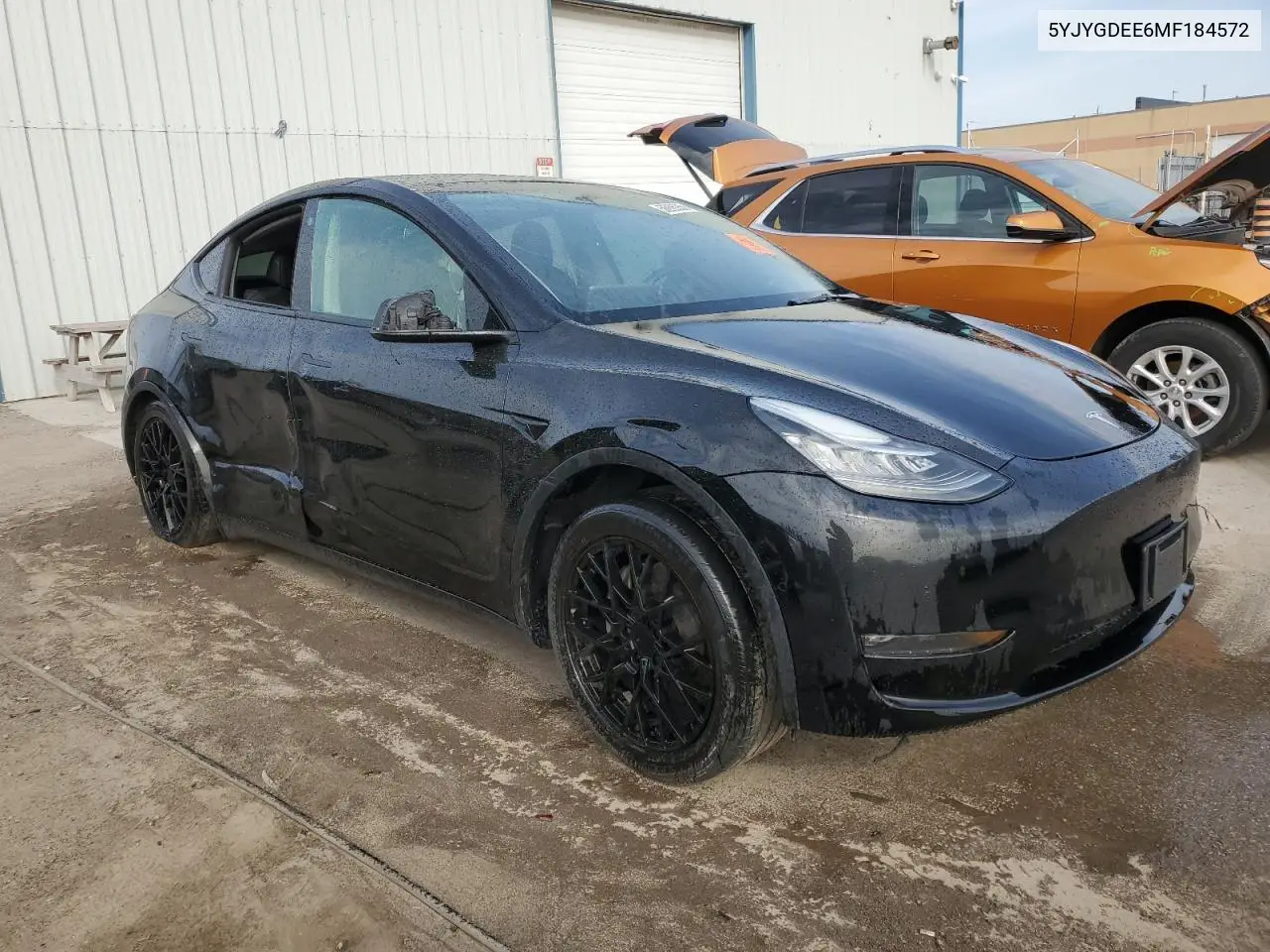 2021 Tesla Model Y VIN: 5YJYGDEE6MF184572 Lot: 56906965