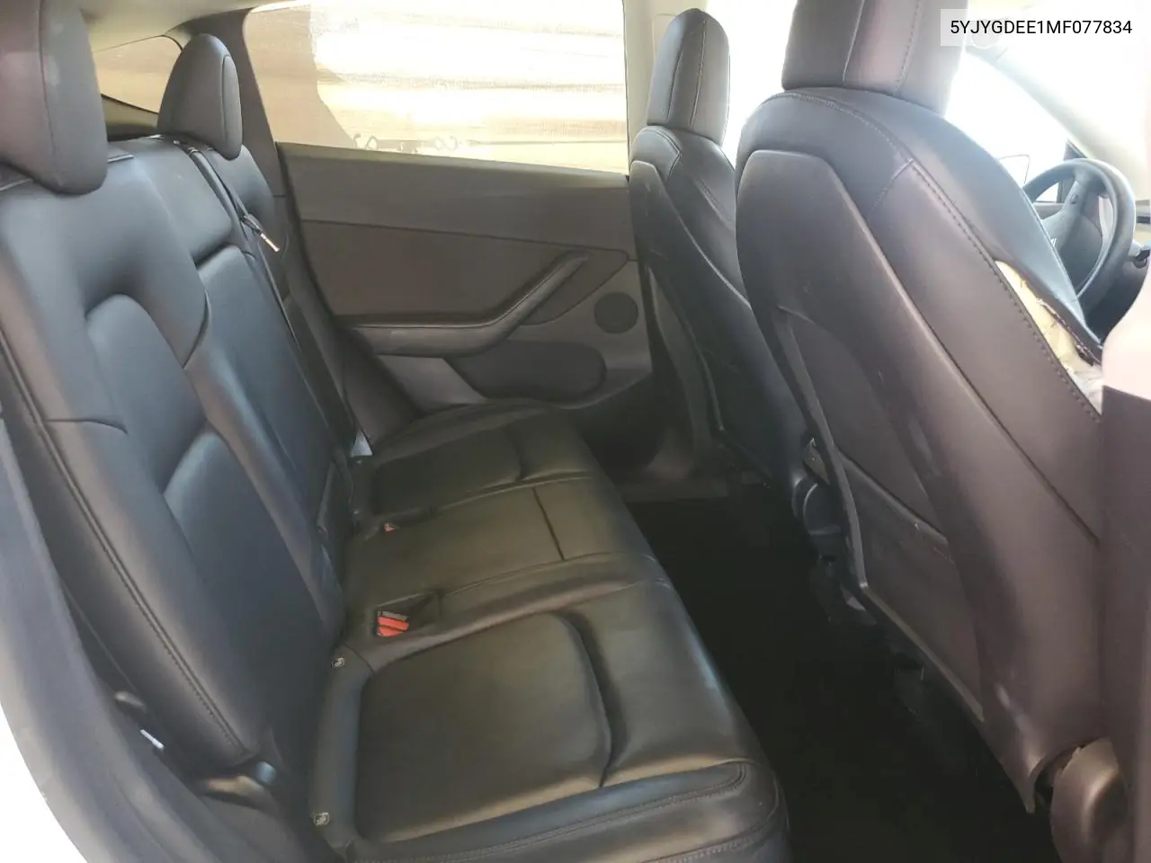 2021 Tesla Model Y VIN: 5YJYGDEE1MF077834 Lot: 59222245