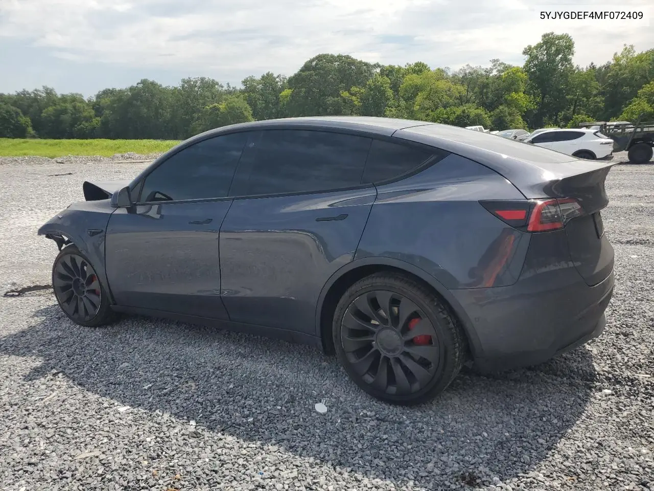 2021 Tesla Model Y VIN: 5YJYGDEF4MF072409 Lot: 62225145