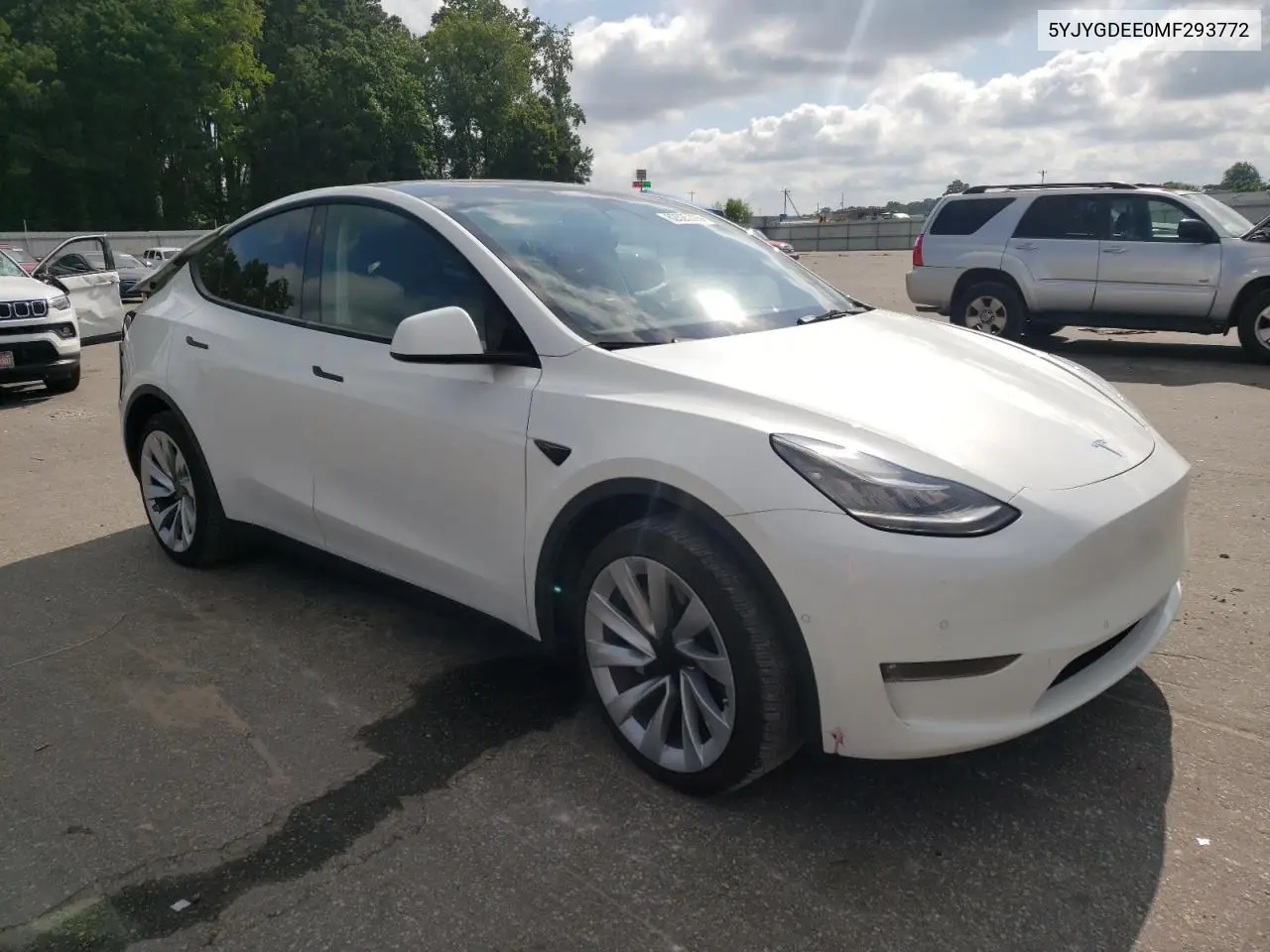 2021 Tesla Model Y VIN: 5YJYGDEE0MF293772 Lot: 62525005