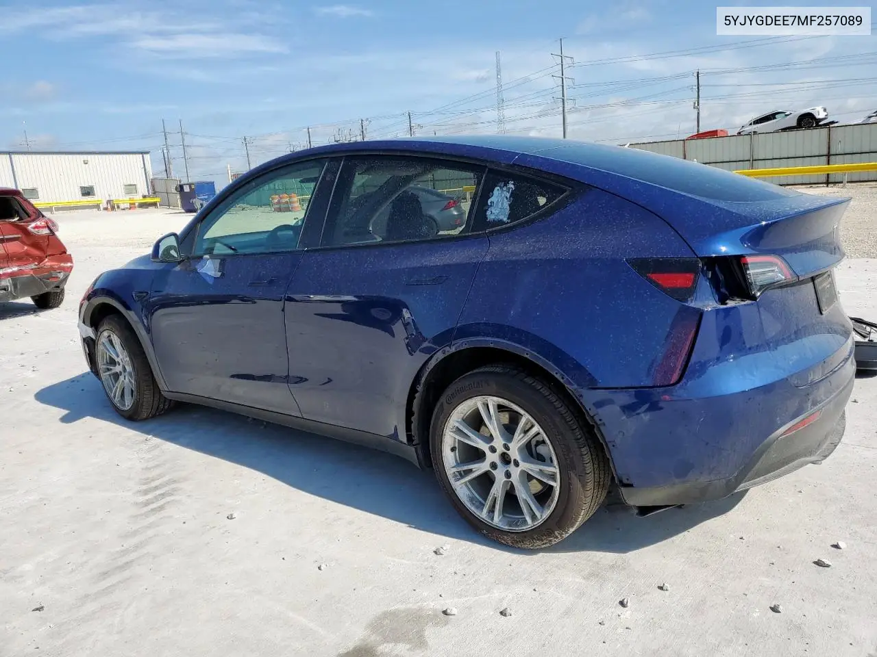 2021 Tesla Model Y VIN: 5YJYGDEE7MF257089 Lot: 62751645