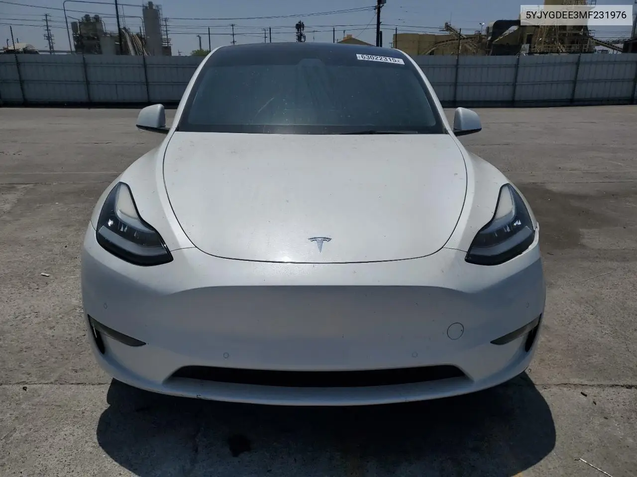 2021 Tesla Model Y VIN: 5YJYGDEE3MF231976 Lot: 63022315