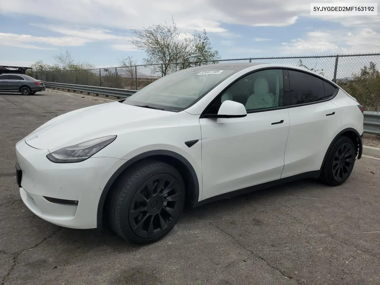 2021 Tesla Model Y VIN: 5YJYGDED2MF163192 Lot: 63441705