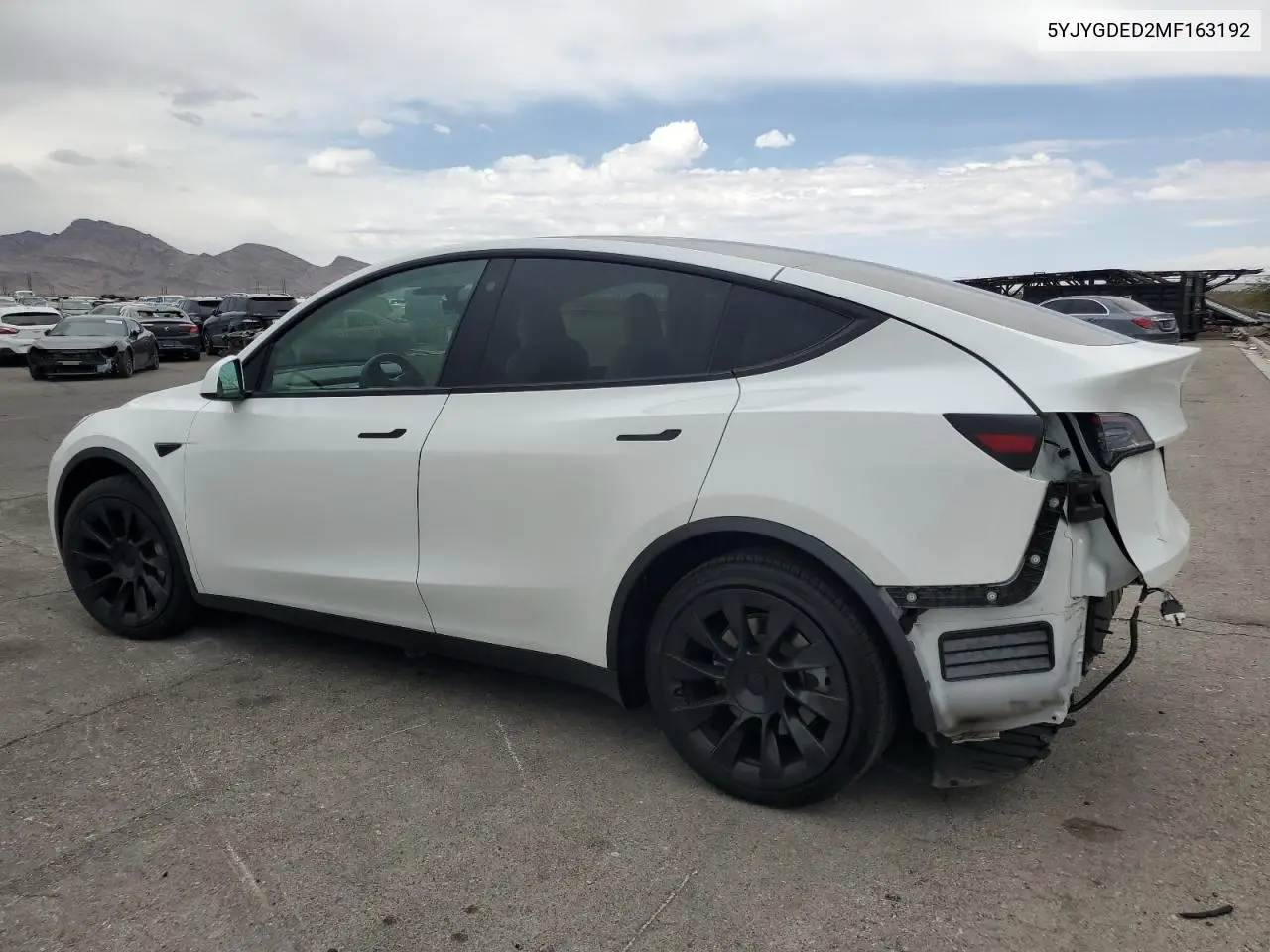 2021 Tesla Model Y VIN: 5YJYGDED2MF163192 Lot: 63441705