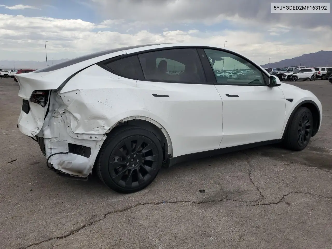 2021 Tesla Model Y VIN: 5YJYGDED2MF163192 Lot: 63441705