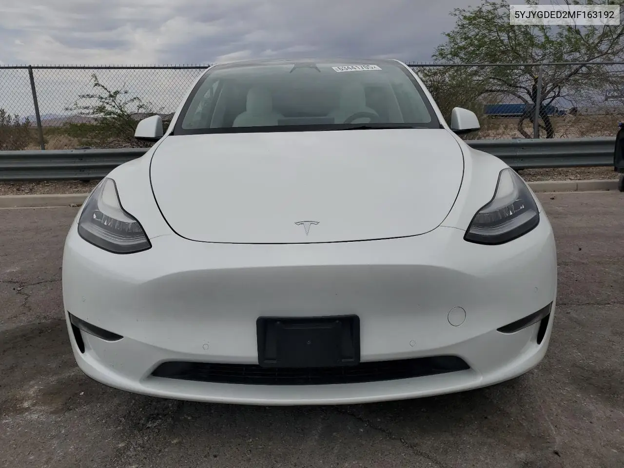 2021 Tesla Model Y VIN: 5YJYGDED2MF163192 Lot: 63441705