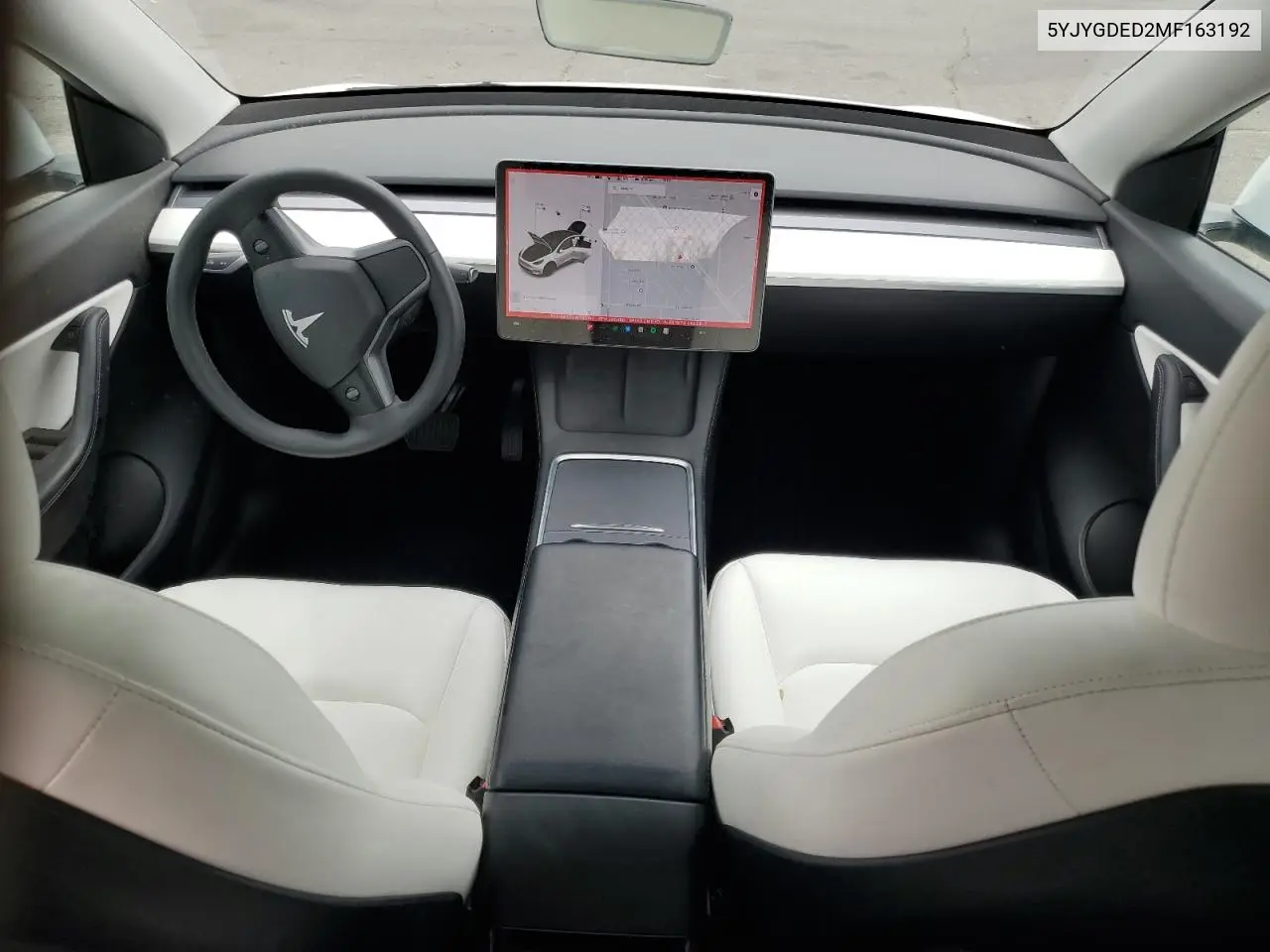2021 Tesla Model Y VIN: 5YJYGDED2MF163192 Lot: 63441705