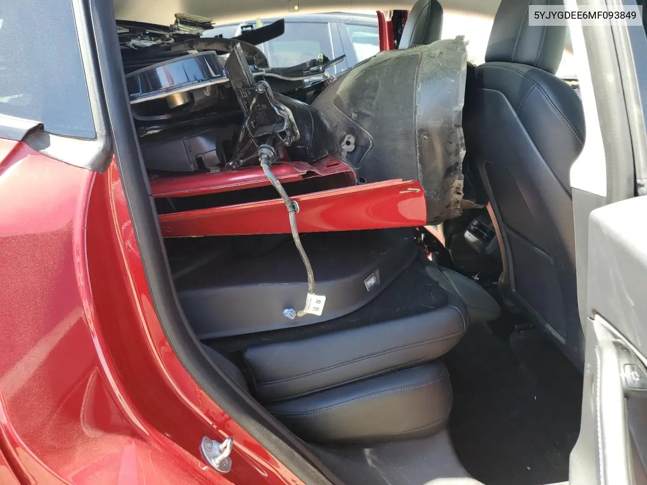 2021 Tesla Model Y VIN: 5YJYGDEE6MF093849 Lot: 65717535